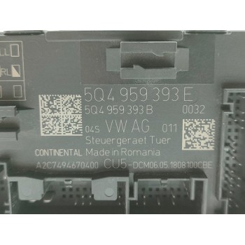 Recambio de modulo electronico para seat leon (5f1) style referencia OEM IAM 5Q4959393E  