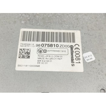 Recambio de sistema audio / radio cd para citroën c-elysée seduction referencia OEM IAM 98075810ZD  