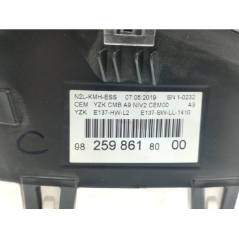 Recambio de cuadro instrumentos para peugeot 208 active referencia OEM IAM 9825986180  