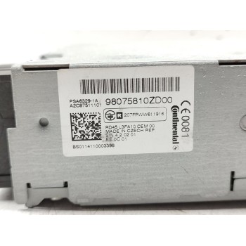 Recambio de sistema audio / radio cd para citroën c-elysée seduction referencia OEM IAM 98075810ZD  