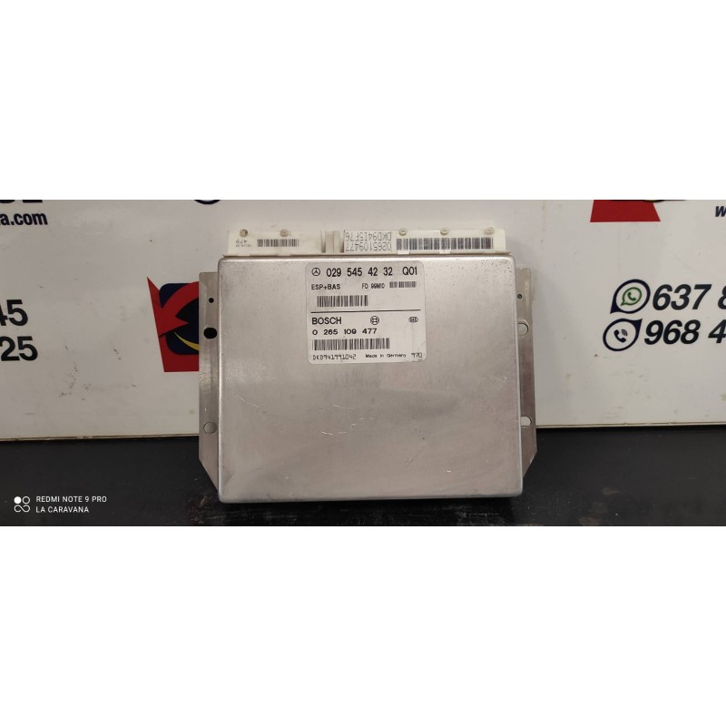 Recambio de centralita abs para mercedes-benz clase a (w168) 140 (168.031) referencia OEM IAM 0295454232  