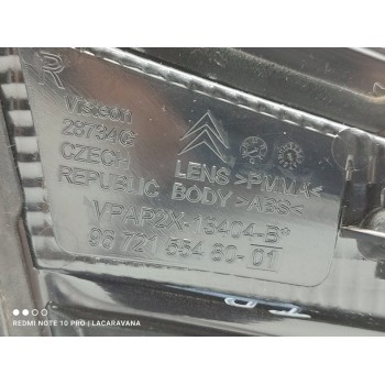 Recambio de piloto trasero derecho interior para citroën c4 lim. seduction referencia OEM IAM 9672155480  