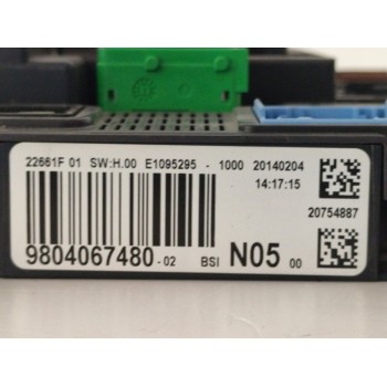 Recambio de modulo electronico para citroën c4 picasso attraction referencia OEM IAM 9804067480  