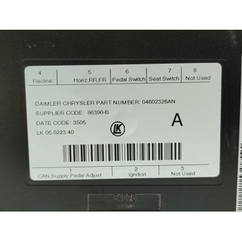 Recambio de modulo electronico para jeep gr. cherokee (wh) 3.0 crd 65 aniversario referencia OEM IAM 04602326AN  