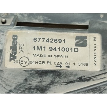 Recambio de faro izquierdo para seat toledo (1m2) executive referencia OEM IAM 1M1941001D  