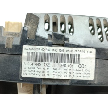 Recambio de cuadro instrumentos para mercedes-benz clase c (w204) berlina c 220 cdi (204.008) referencia OEM IAM A2044400211  