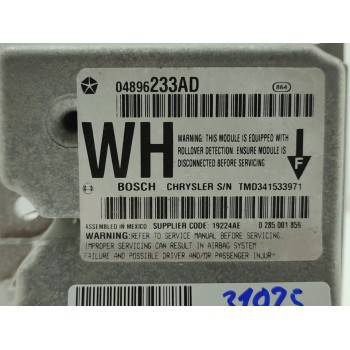Recambio de centralita airbag para jeep gr. cherokee (wh) 3.0 crd 65 aniversario referencia OEM IAM 04896233AD  
