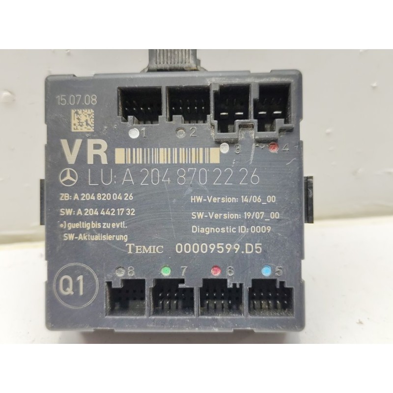 Recambio de modulo electronico para mercedes-benz clase c (w204) berlina c 220 cdi (204.008) referencia OEM IAM A2048702226  