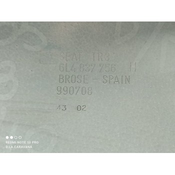 Recambio de elevalunas delantero derecho para seat ibiza (6l1) cool referencia OEM IAM 6L4837752AQ  