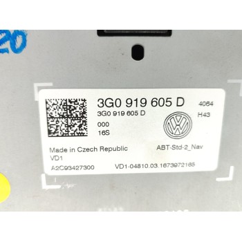 Recambio de pantalla multifuncion para volkswagen golf vii lim. gtd bluemotion referencia OEM IAM 3G0919605D  