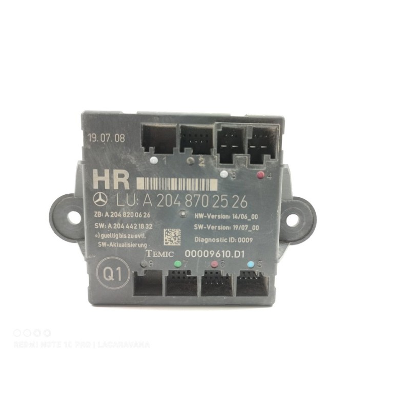 Recambio de modulo electronico para mercedes-benz clase c (w204) berlina c 220 cdi (204.008) referencia OEM IAM A2048702526  