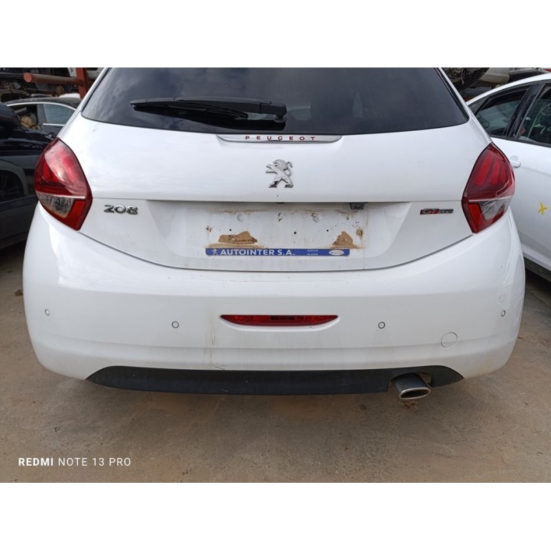 Recambio de paragolpes trasero para peugeot 208 gt line referencia OEM IAM 1607254980  