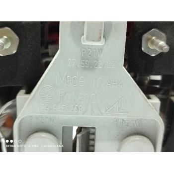 Recambio de piloto trasero derecho para skoda octavia combi (1z5) executive referencia OEM IAM 1Z5945112B  