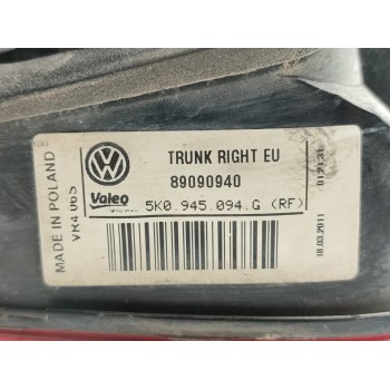 Recambio de piloto trasero derecho interior para volkswagen golf vi (5k1) advance bluemotion referencia OEM IAM 5K0945094G  