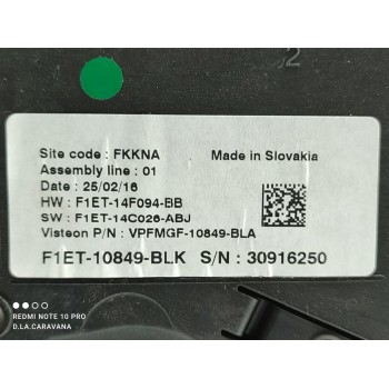 Recambio de cuadro instrumentos para ford focus lim. business referencia OEM IAM F1ET10849BLK  