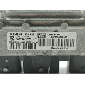 Recambio de centralita motor uce para citroën c3 1.4 hdi sx plus referencia OEM IAM 9643455080  