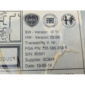 Recambio de sistema audio / radio cd para fiat 500 (312) berlina club referencia OEM IAM 7355852530  