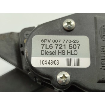 Recambio de pedal acelerador para volkswagen touareg (7la) tdi r5 referencia OEM IAM 7L6721507  