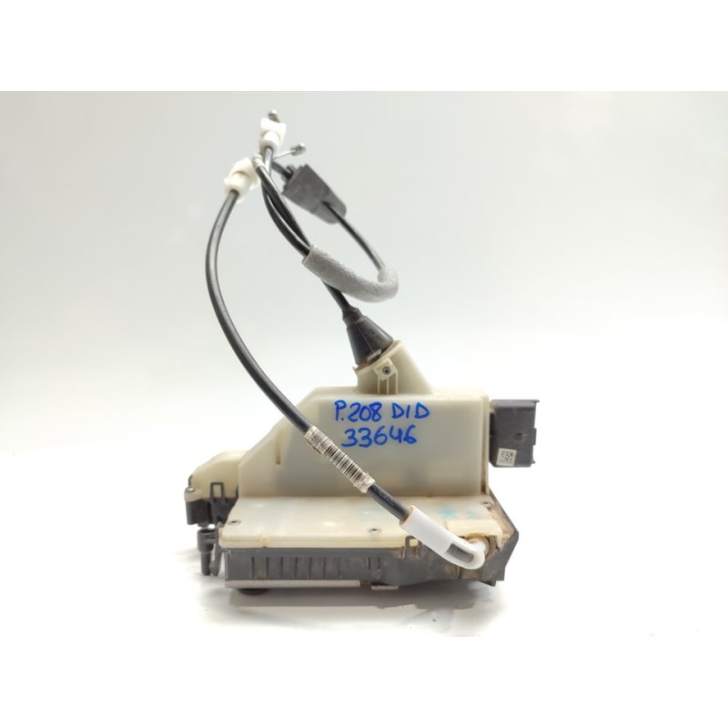 Recambio de cerradura puerta delantera derecha para peugeot 208 active referencia OEM IAM 9688079980  