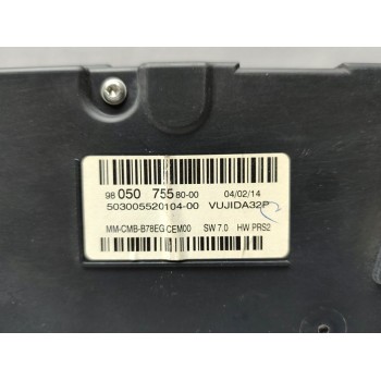 Recambio de cuadro instrumentos para citroën c4 picasso attraction referencia OEM IAM 9805075580  