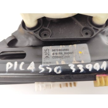 Recambio de elevalunas delantero derecho para citroën c4 picasso attraction referencia OEM IAM 9675924680  