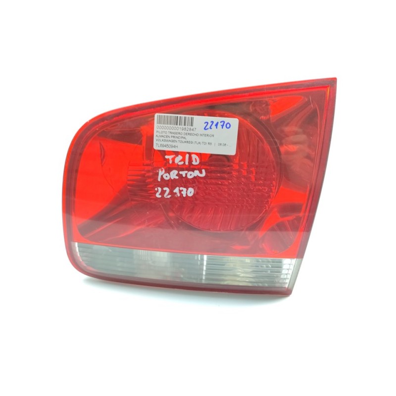 Recambio de piloto trasero derecho interior para volkswagen touareg (7la) tdi r5 referencia OEM IAM 7L6945094H  