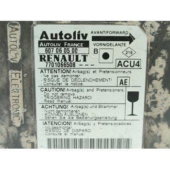 Recambio de centralita airbag para renault megane ii berlina 5p 1.5 dci diesel referencia OEM IAM 7701066508  