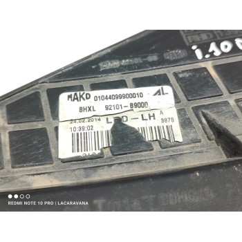 Recambio de faro izquierdo para hyundai i10 basis referencia OEM IAM 92101B9000  