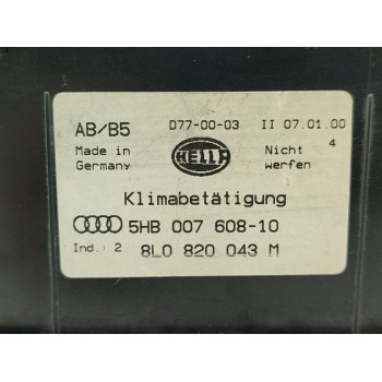 Recambio de mando climatizador para audi a3 (8l) 1.8 ambiente referencia OEM IAM 8L0820043M  