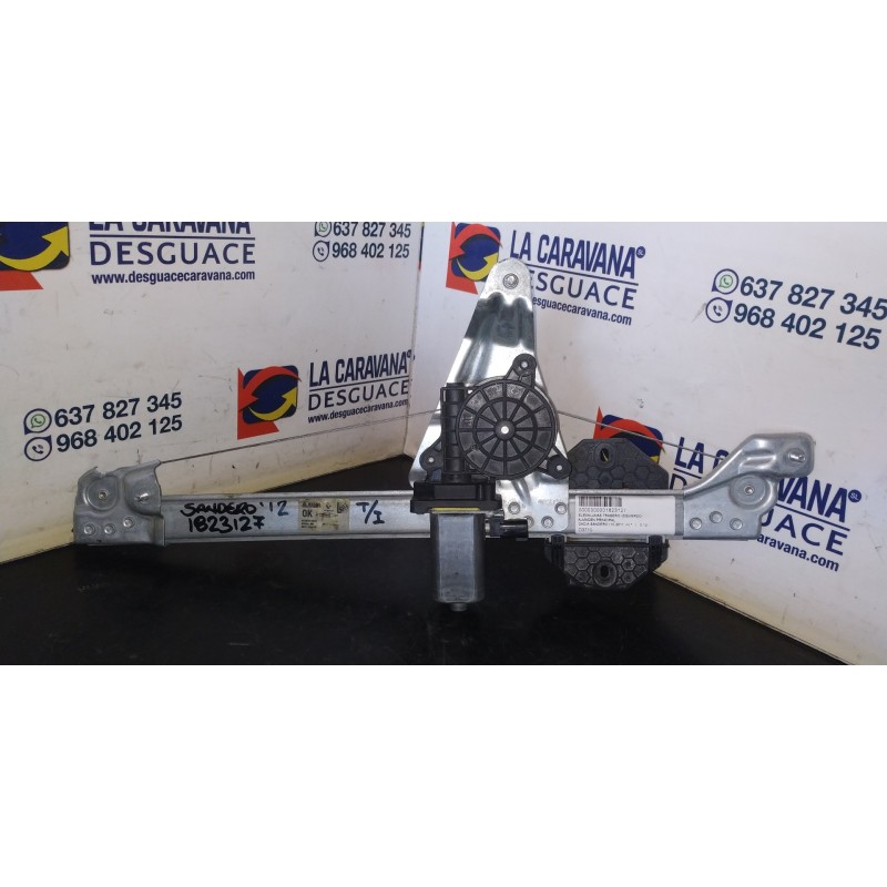 Recambio de elevalunas trasero izquierdo para dacia sandero referencia OEM IAM D3710  