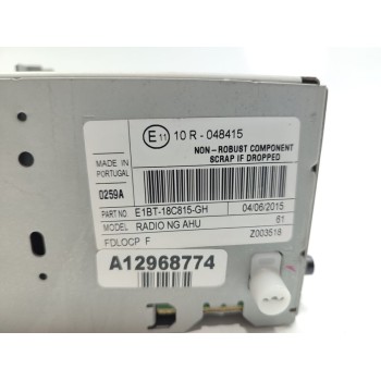 Recambio de sistema audio / radio cd para ford c-max (ceu) trend referencia OEM IAM E1BT18C815GH  