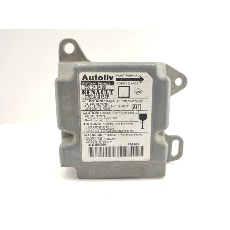 Recambio de centralita airbag para renault megane i berlina hatchback (ba0) 1.5 cat referencia OEM IAM 7700418152F  