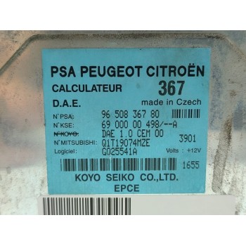 Recambio de centralita direccion para citroën c3 1.4 hdi audace referencia OEM IAM 9650836780  