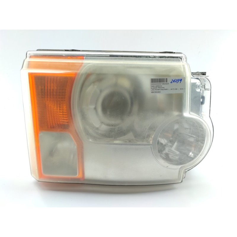 Recambio de faro derecho para land rover discovery v6 td hse referencia OEM IAM XBC500402  