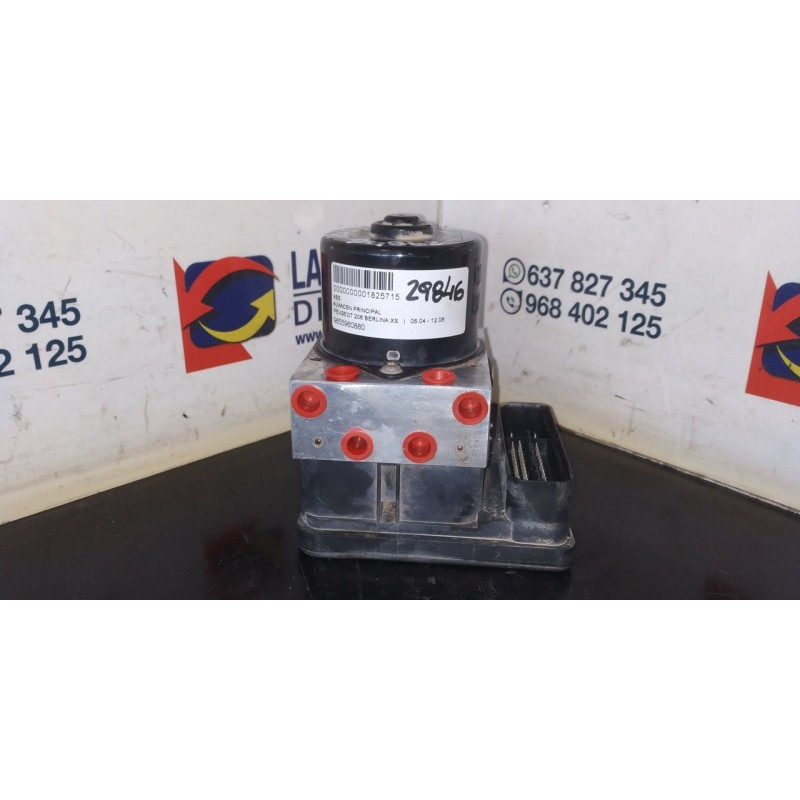 Recambio de abs para peugeot 206 berlina xs referencia OEM IAM 9655960880  