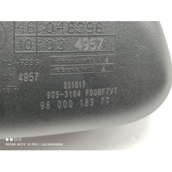 Recambio de espejo para peugeot 308 style referencia OEM IAM 9800018377  
