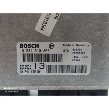 Recambio de centralita motor uce para citroën c5 berlina 2.0 hdi sx referencia OEM IAM 0281010808  