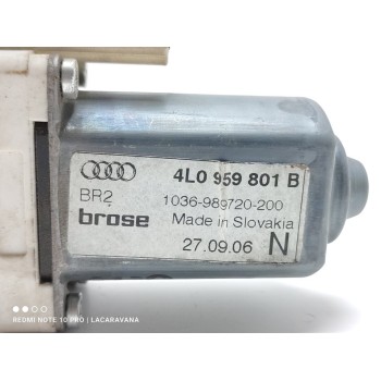 Recambio de motor elevalunas trasero izquierdo para audi q7 (4l) 3.0 tdi referencia OEM IAM 4L0959801B  