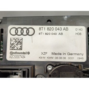 Recambio de mando climatizador para audi a5 coupe (8t) 3.0 tdi quattro referencia OEM IAM 8T1820043AB  