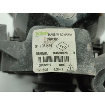 Recambio de faro antiniebla derecho para renault megane iv berlina 5p business referencia OEM IAM 261500097R  