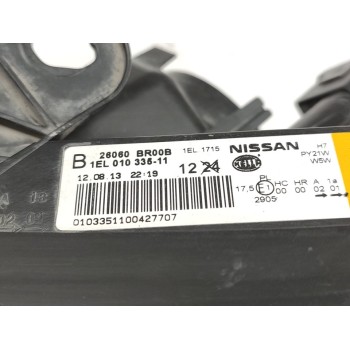 Recambio de faro izquierdo para nissan qashqai (j10) acenta referencia OEM IAM 26060BR00B  