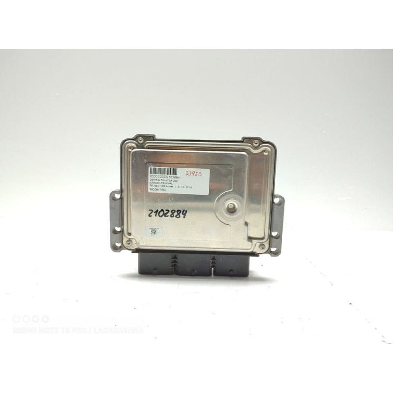 Recambio de centralita motor uce para peugeot 208 access referencia OEM IAM 9805947580  