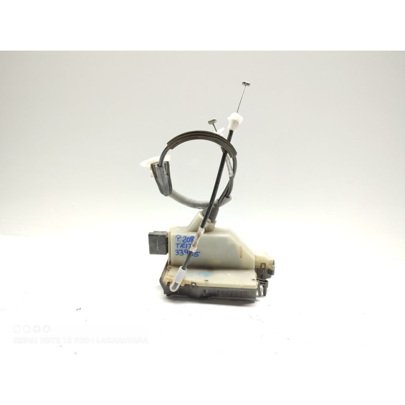 Recambio de cerradura puerta trasera izquierda para peugeot 208 access referencia OEM IAM 9688080880  