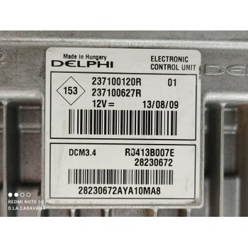 Recambio de centralita motor uce para renault megane iii berlina 5 p authentique referencia OEM IAM 237100120R  