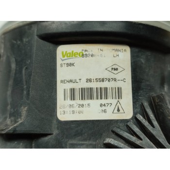 Recambio de faro antiniebla izquierdo para renault captur adventure referencia OEM IAM 261558707R  