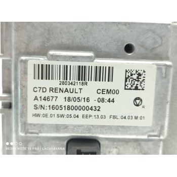 Recambio de pantalla multifuncion para renault kadjar experience referencia OEM IAM 280342118R  