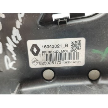 Recambio de cerradura puerta trasera derecha para renault megane iv berlina 5p experience referencia OEM IAM 825025173R  