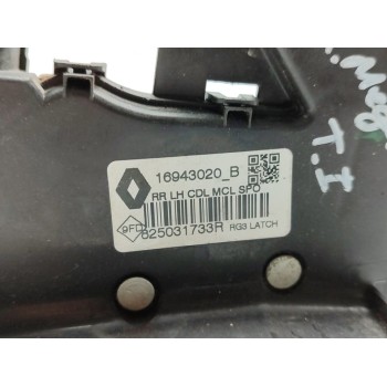 Recambio de cerradura puerta trasera izquierda para renault megane iv berlina 5p experience referencia OEM IAM 825031733R  