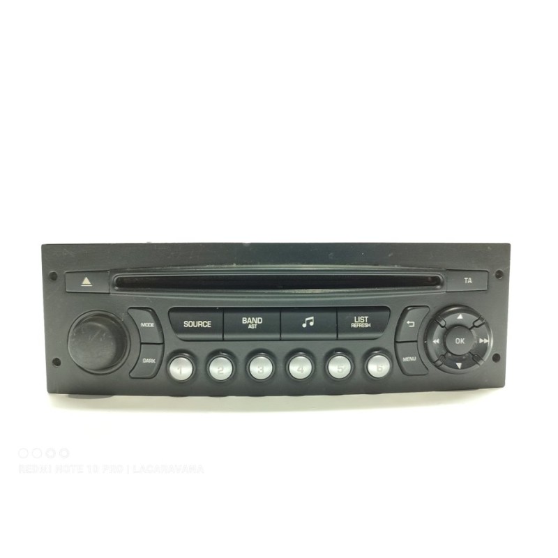 Recambio de sistema audio / radio cd para citroën c3 tonic referencia OEM IAM 98053736XT  