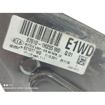 Recambio de retrovisor derecho para kia cee´d sporty wagon active referencia OEM IAM 876101H255  